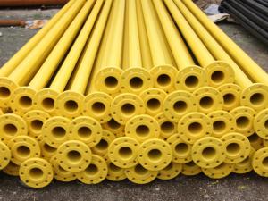 法蘭內外涂塑鋼管